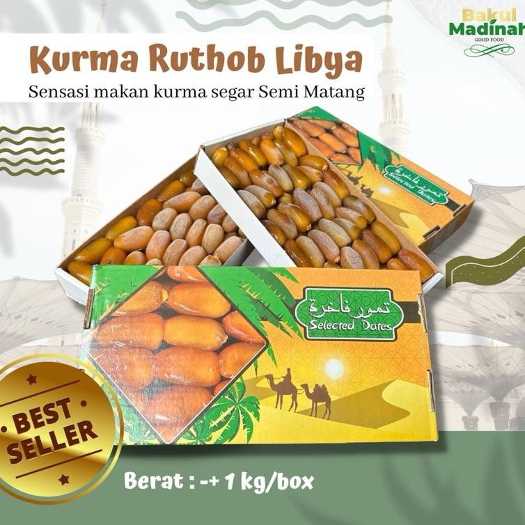 

Bakulmadinah - Kurma Ruthob Libya Segar Pamen Terbaru 1 Kg Terlaris