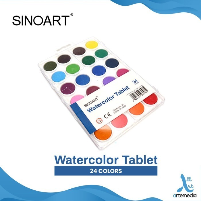 

Cat Air Sinoart Watercolor Tablet 24 Colors