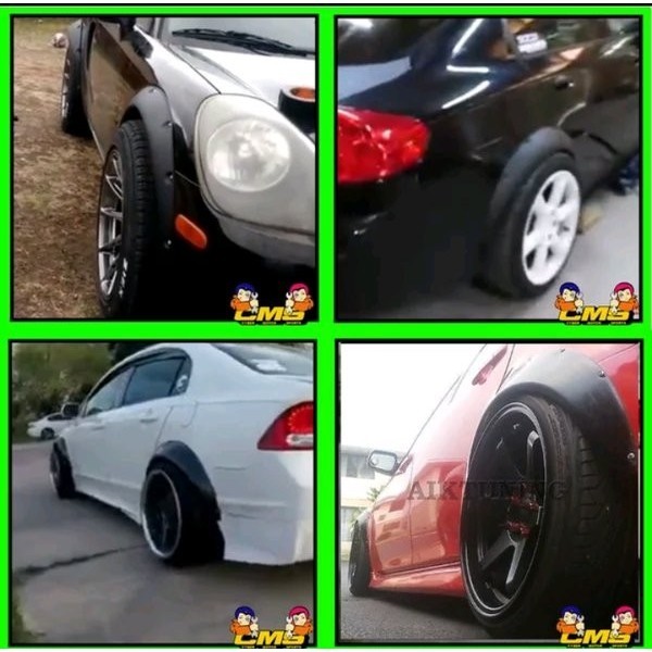 Termurah Fender lips universal. over fender universal. fender flares.