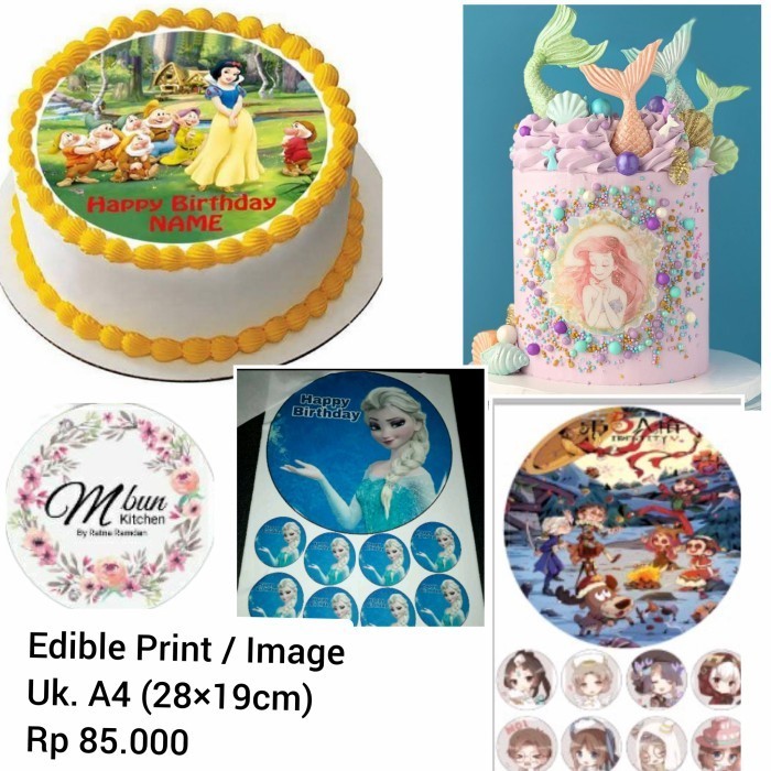 

Buruan serbu] Edible image / print photo atau gambar untuk cake bisa dimakan proses