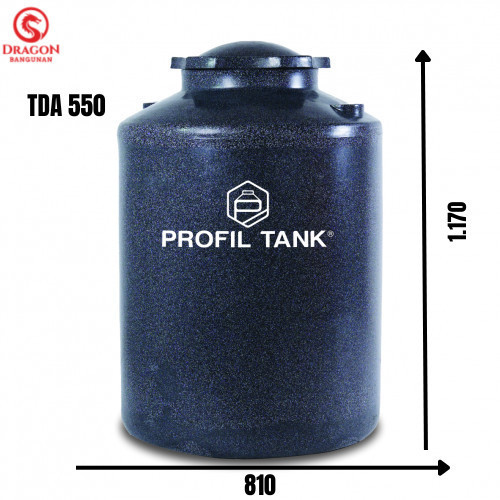 Tangki Air Profil TDA 550 Liter Stone Series - Toren Air Profil Tank