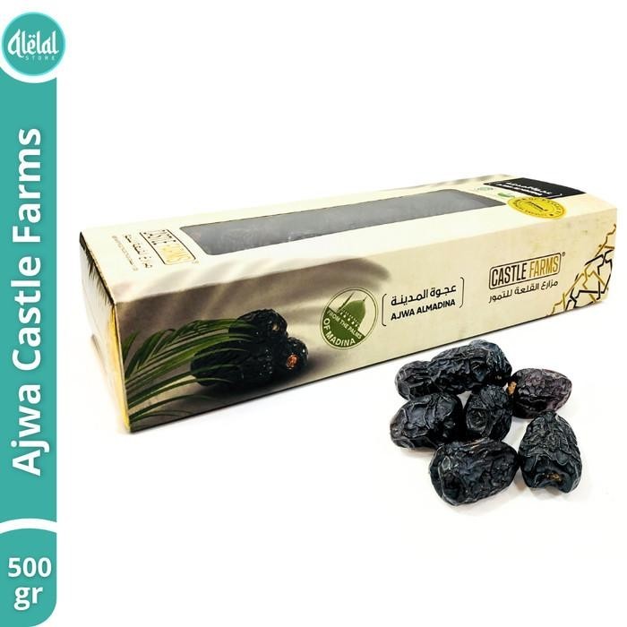 

KURMA AJWA ALIYAH CASTLE FARM 500GR - KURMA AJWA ORGANIC - KURMA NABI