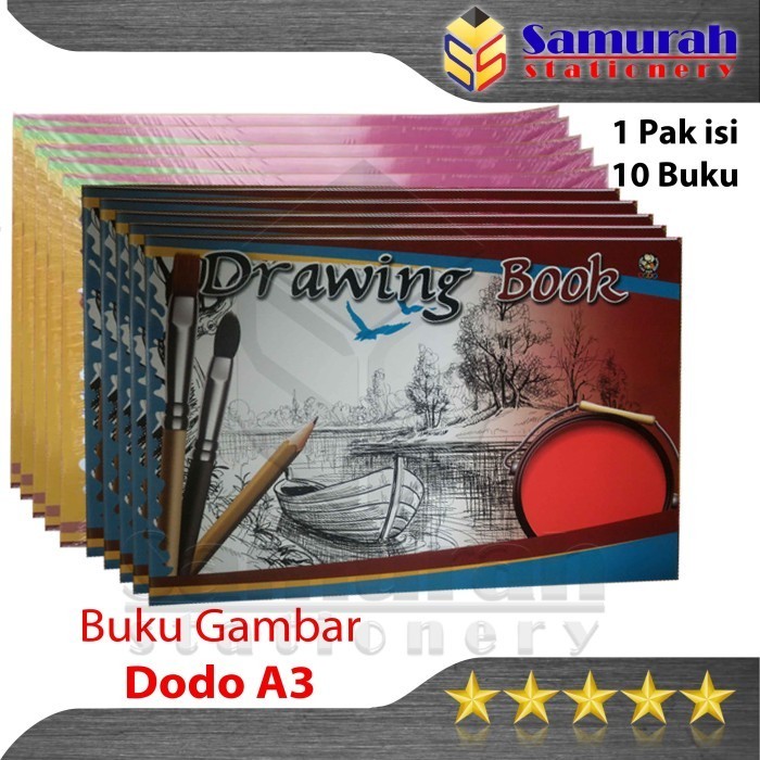 

Buku Gambar Dodo Ukuran A3 / Drawing Book Mengambar Kecil Anak 1 Pak