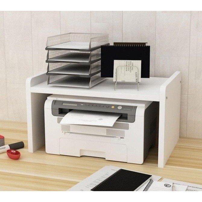 Meja Printer Rak Printer Printer Stand Dudukan Printer Kayu 40X24X25 Promo