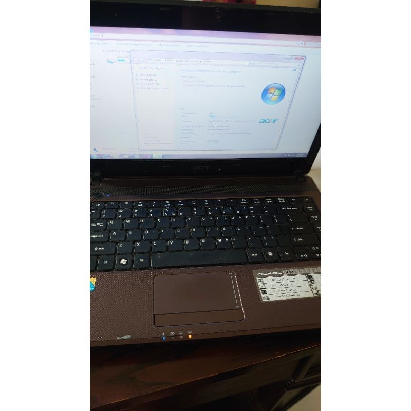 laptop Acer core i3