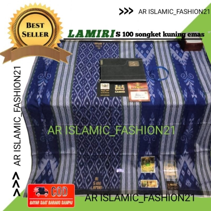 LAMIRI S100 SONGKET EMAS JAHIT TENGAH TERBARU