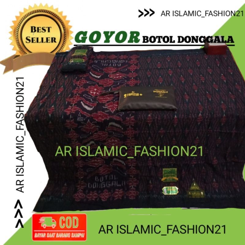 SARUNG GOYOR DONGGALA SUPER GOLD
