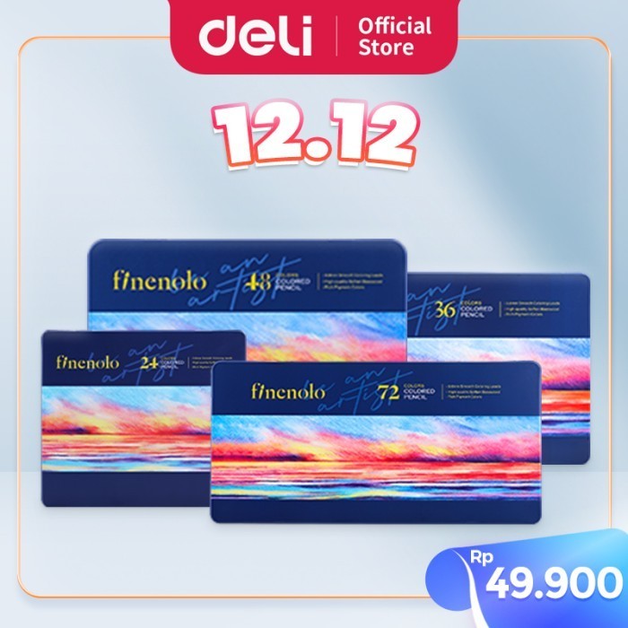 

Deli Colored Cil Sil Warna 24 36 48 72 Warna Hybrid Tech Ec122
