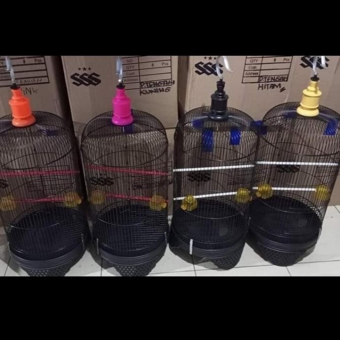 PROMO / TERMURAH SANGKAR KAPSUL LB LOVEBIRD RUJI TEBAL TEBOK MOTIF