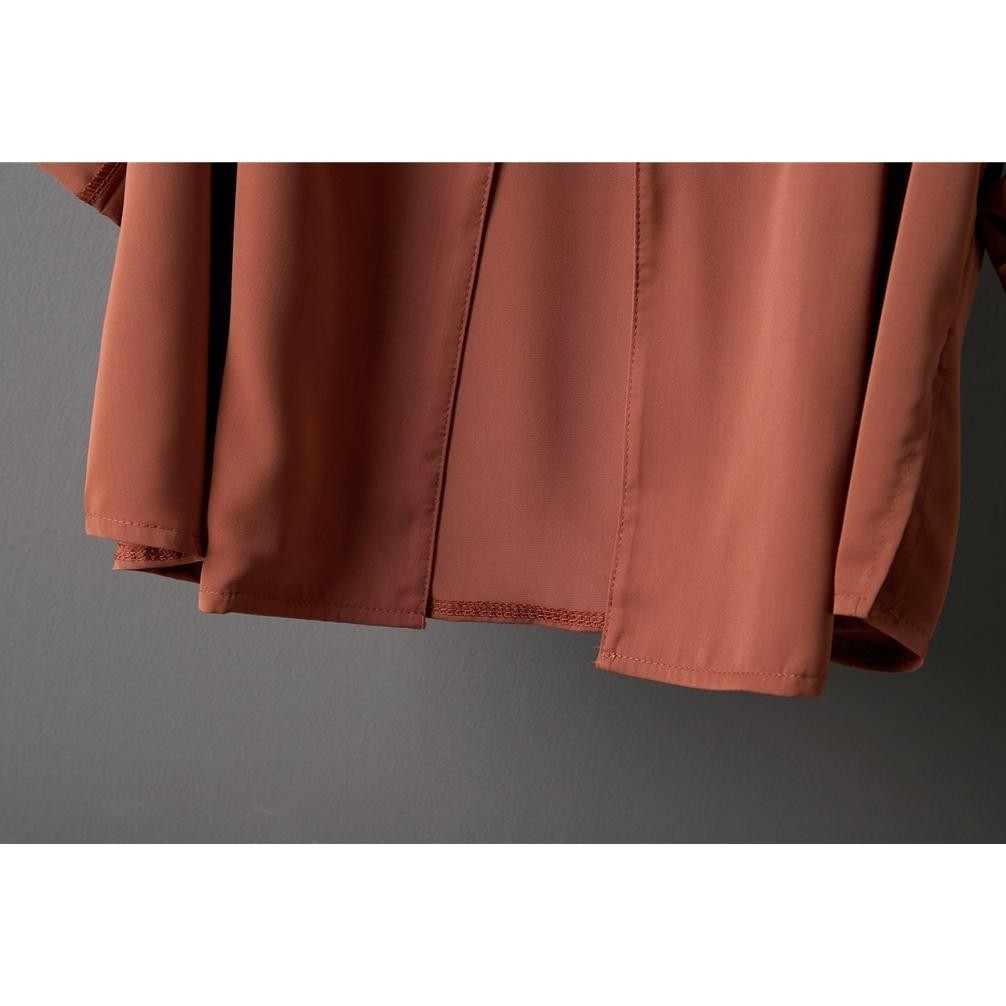 TIANSHUN UNGU COKLAT MERAH MUDA PUTIH HIJAU HITAM BIRU KOREA BLAZER WANITA LENGAN PANJANG SETELAN JA