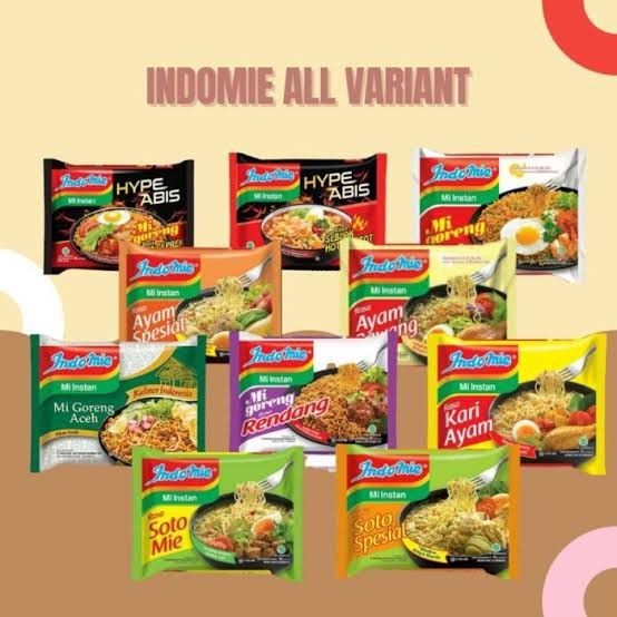

Indomie Mie Instant All Varian Per PCS