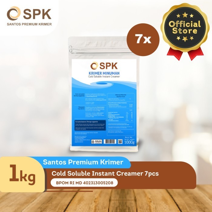 

Ready Santos Premium Krimer - Cold Soluble Instant Creamer 1 kg x7