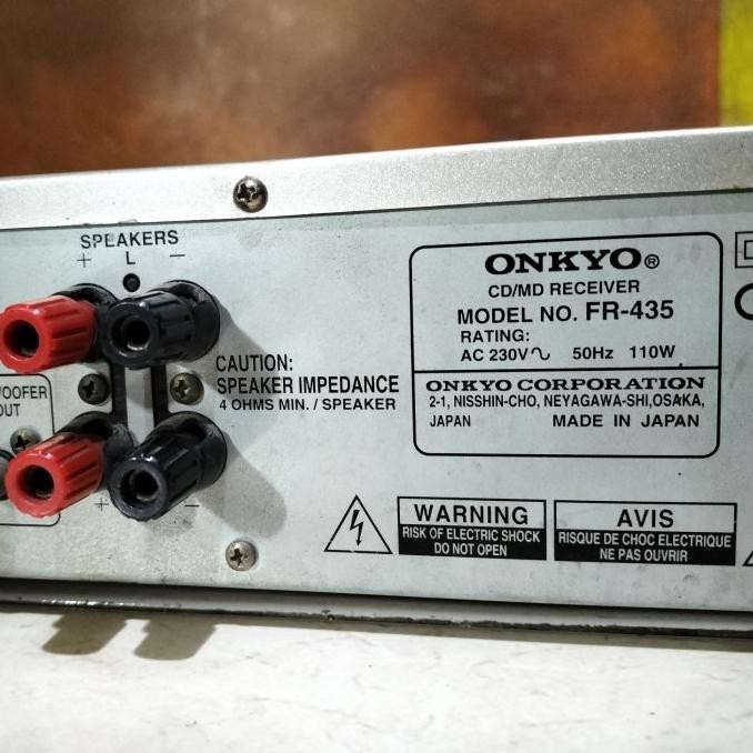 Ready ORIGINAL Onkyo FR-435 CD/MD Receiver Amplifier