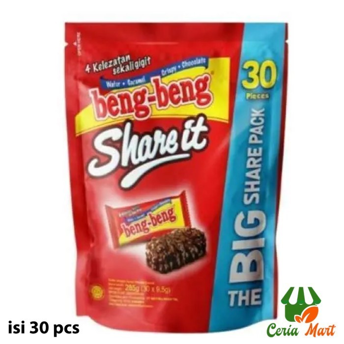 

DISKON Beng Beng Share It Festive isi 30 pcs BengBeng Coklat Crispy Bar 285gr