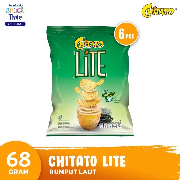 

TERBATAS Chitato Lite Rumput Laut 68 Gr - 6 Pcs