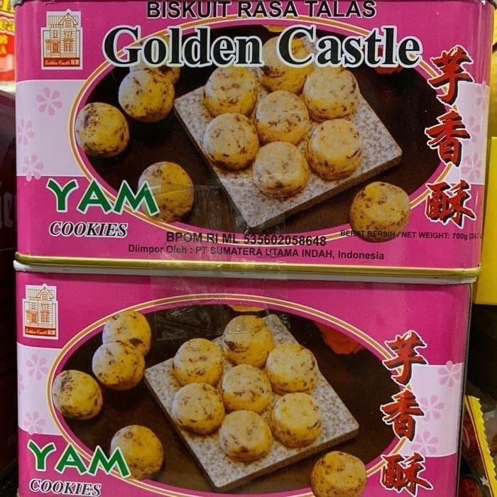 

SALE Biskuit Rasa Talas Golden Castle 700gr