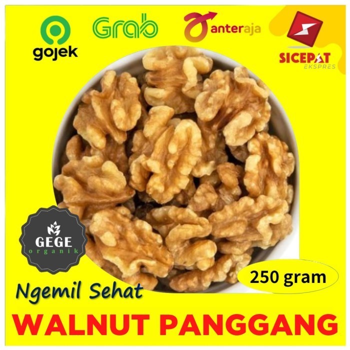 

PRODUK TERBATAS 250 gram Kacang Walnut Panggang Roasted Walnut Walnuts