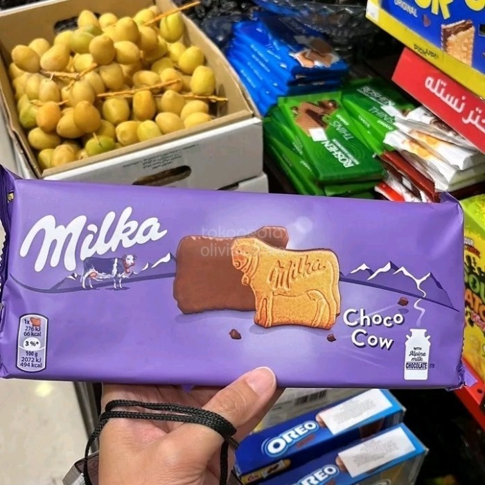 

TERPERCAYA milka choco cow biscuit impor dubai