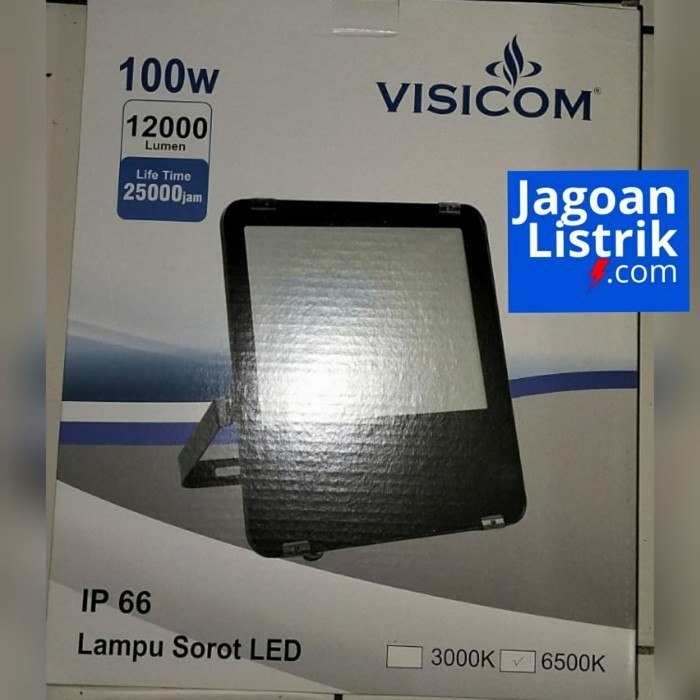 HARGA DISC - Lampu Flood Light LED 100W 100 W 100 Watt Sorot Visicom Floodlight