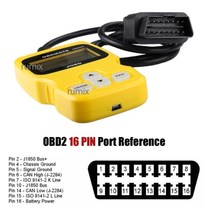 Obdmate Scanner Mobil Om500 Obd2 Jobd Obd Mate Termurah Injeksi Auto
