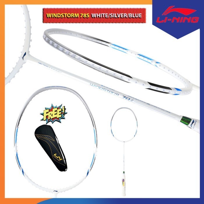 Lining Windstorm 78 S Raket Badminton Original