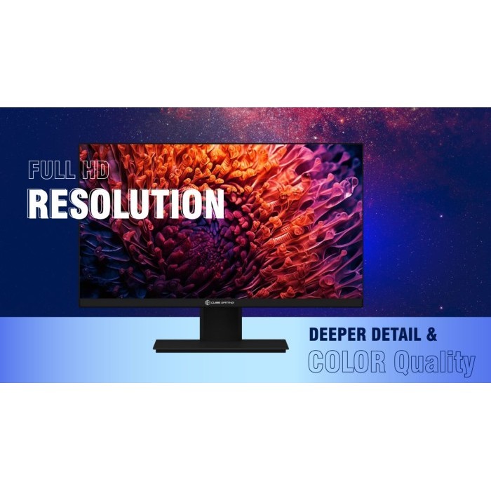 Cube Gaming Retina Pro F22V10H 22 Inch Fhd Gaming Monitor 100Hz