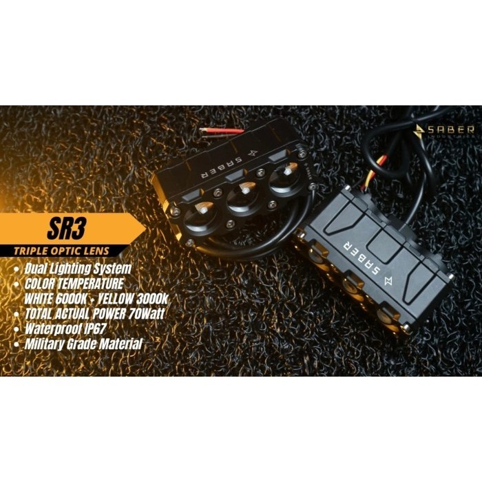 Saber Sr3 Mini Projie Mini Led Projector Lamp Lampu Miniproji 3 Mata