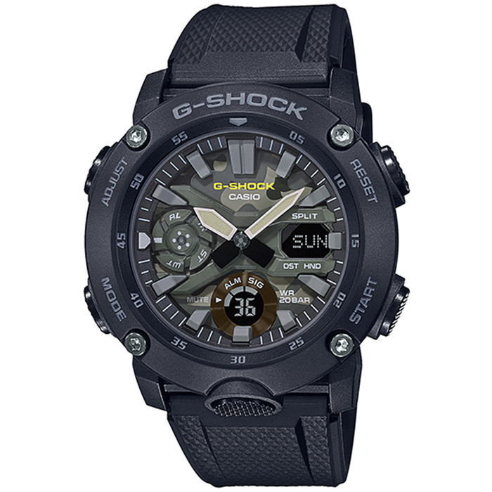 Casio Original G-Shock Ga-2000Su-1A Ga 2000Su 1A 2000 Su Ga2000 Pria