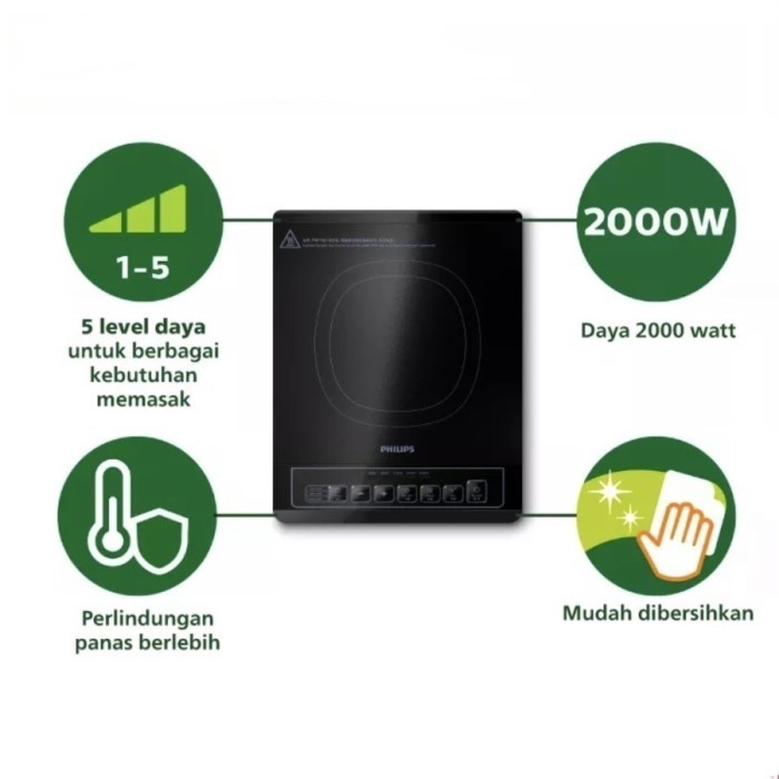 Philips Kompor Induksi Hd4902 Hd 4902 Philips Kompor Listrik Hd-4902