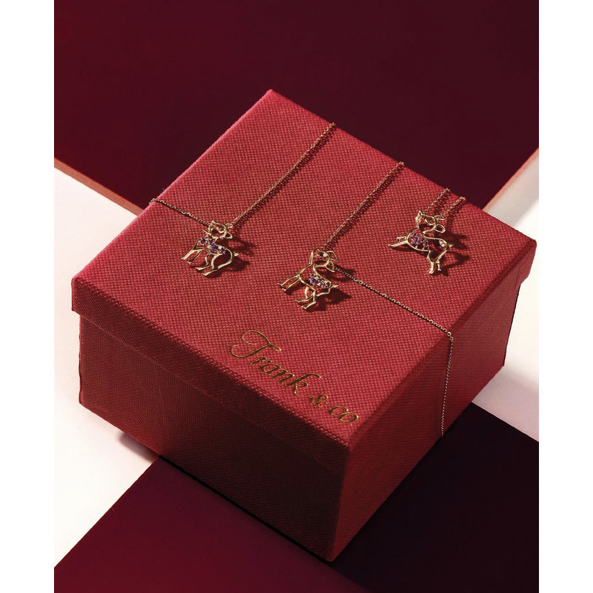 Frank&Co Baby Deer Liontin - Amethyst 2 (Hanya Liontin)