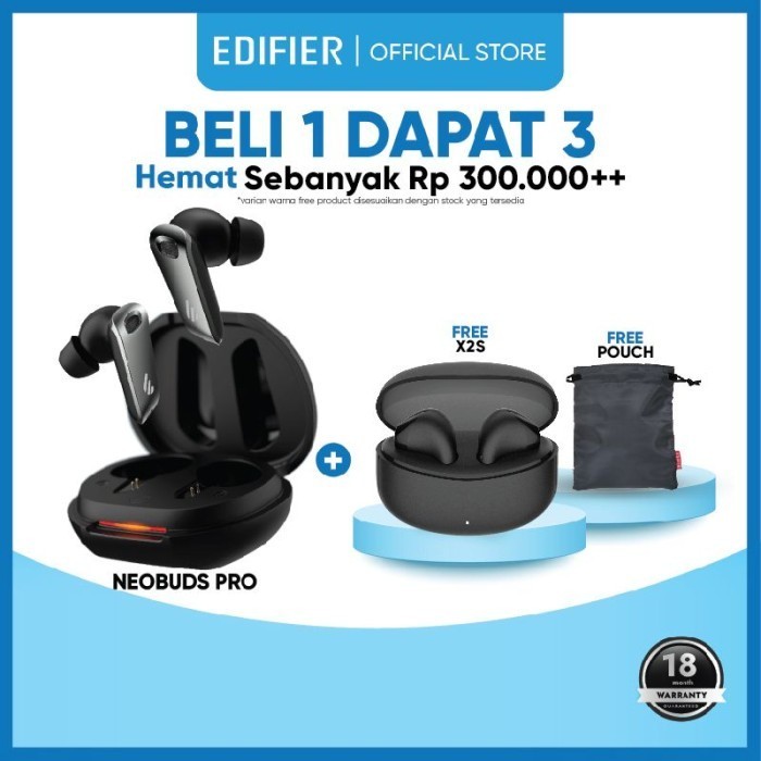 Edifier Tws Neobuds Pro Hi-Res Sound With Active Noise Cancellation