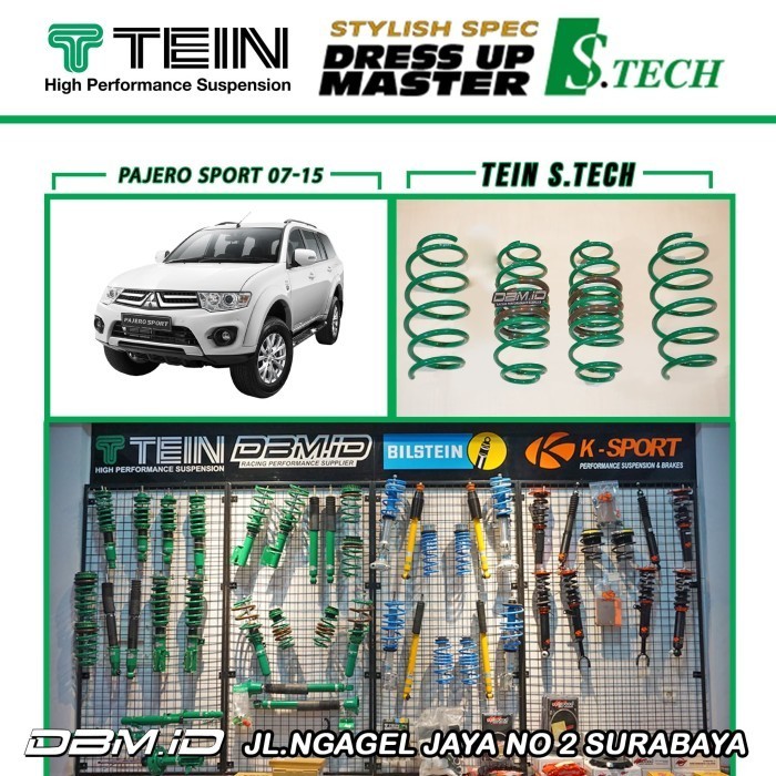 Per Tein S-Tech Lowering Kit Spring Pajero Sports Lama 2007 - 2015