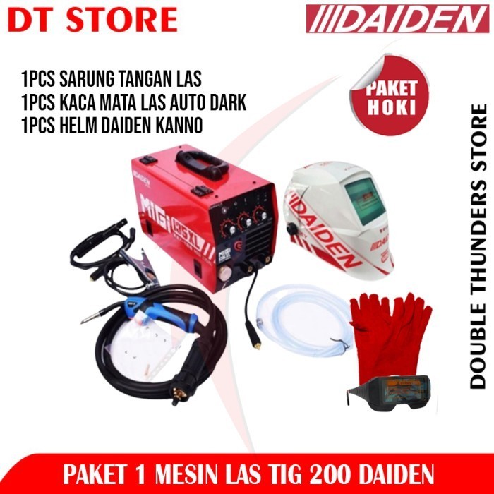 Daiden Mesin Las Mig135Xl / Mesin Trafo Las Tanpa Gas Co Migi135Xl