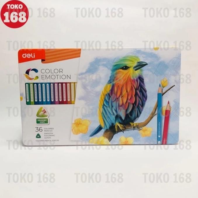 

Deli Colored Pencil 36 Colors / Pensil Warna 36 Warna C00235 (Set)