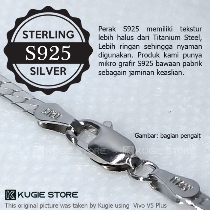 Rantai Kalung Perak S925 Dragon Chain Rantai Kalung Pria Kalung Silver