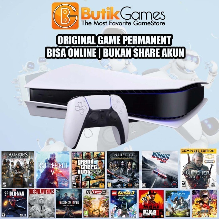 Sony Playstation 5 Ps5 Console Mesin Disc Version Full Game