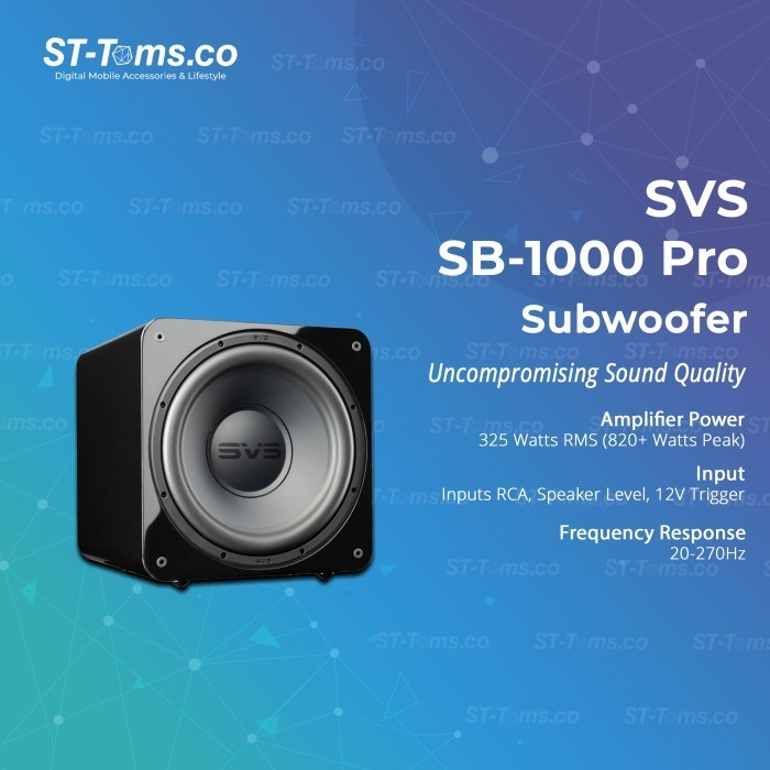 Svs Sb-1000 Pro Sb1000 Pro Sb 1000 Pro Active Subwoofer 12 Inch