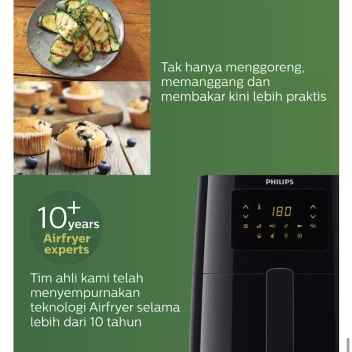 Philips Air Fryer Spectre Hd9252/90 Hd9252 Digital Airfryer