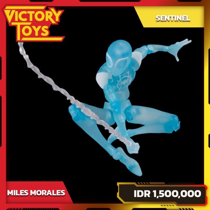 Sv Action Spiderman Miles Morales (Transparent Ver.) By Sentinel