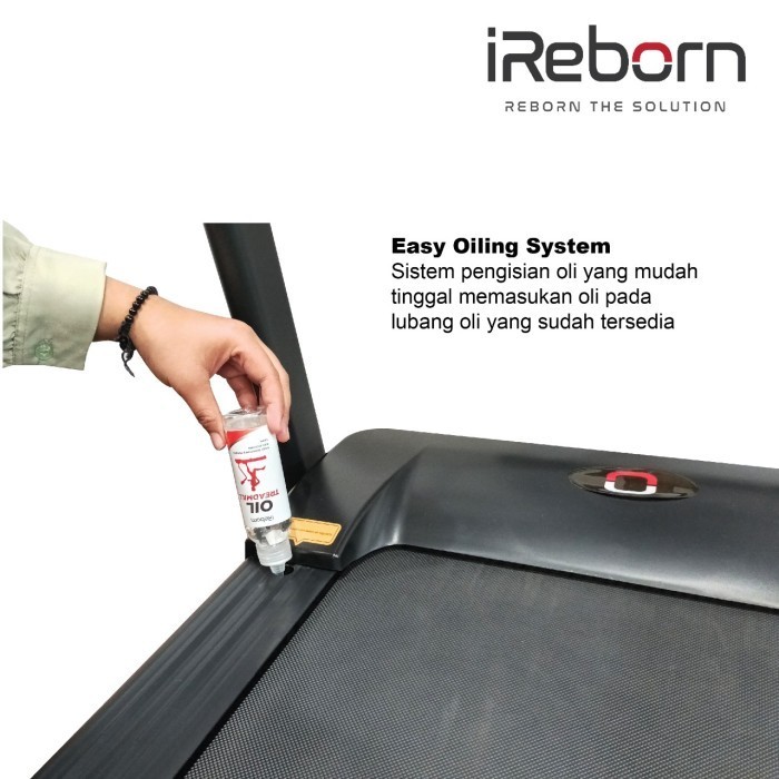 Treadmill Elektrik Alat Fitness Ireborn Genova