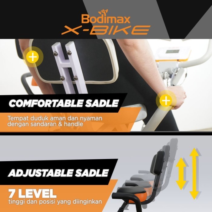 Alat Fitness Sepeda Statis Bodimax X-Bike