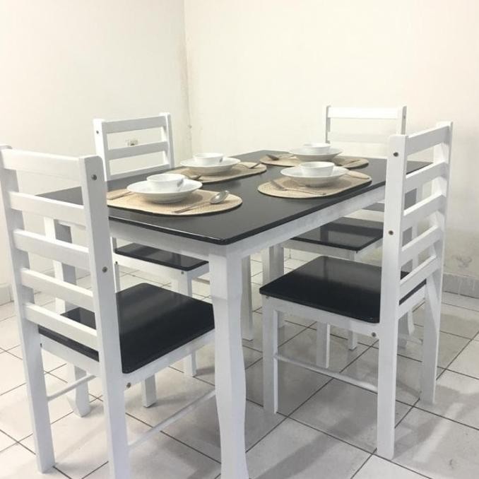 Meja Makan Minimalis Kayu Mahoni Dekstory