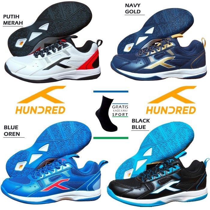Sepatu Badnton Hundred Raze Sepatu Bulu Tangkis Hundred