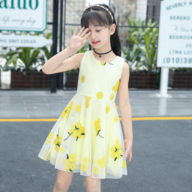 Gaun Putri Gaya Korea Anak Perempuan, Baju Kasa Anak Kecil dan Besar, Rok Modis