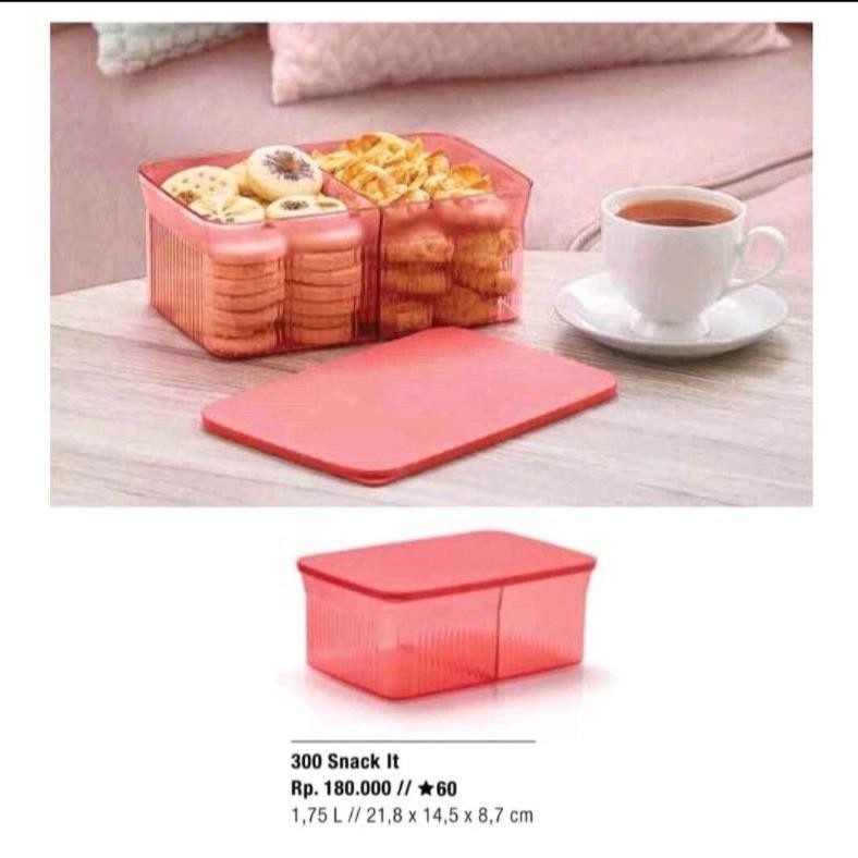 SEDANG PROMO TOPLES SNACK IT TUPPERWARE / TOPLES KRISTAL