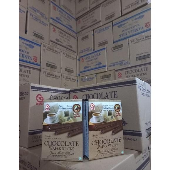 

Siap Kirim >>> Wafer Stick Kugi 120 Gram 1 Dus Isi 24 Pcs