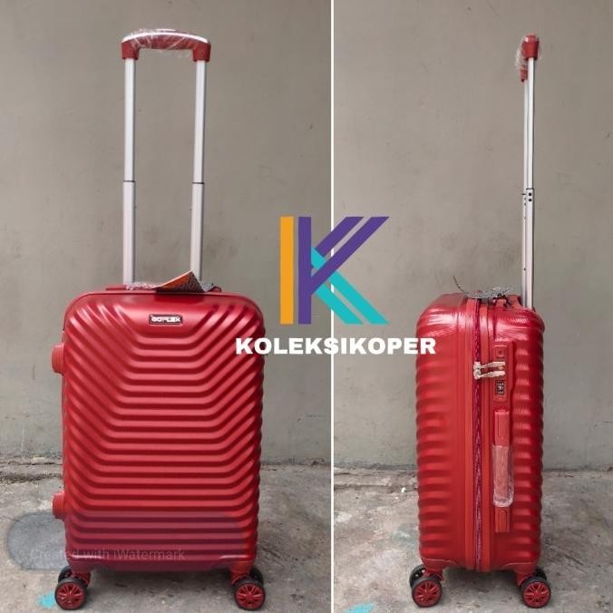 Koper Polo Denmas Polycarbonate TSA Lock ukuran Kabin 20 inch