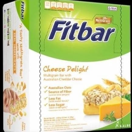 

Fitbar Snack Sehat Rendah Kalori 12 pcs Choco/Chees/Fruits/Tiramisu