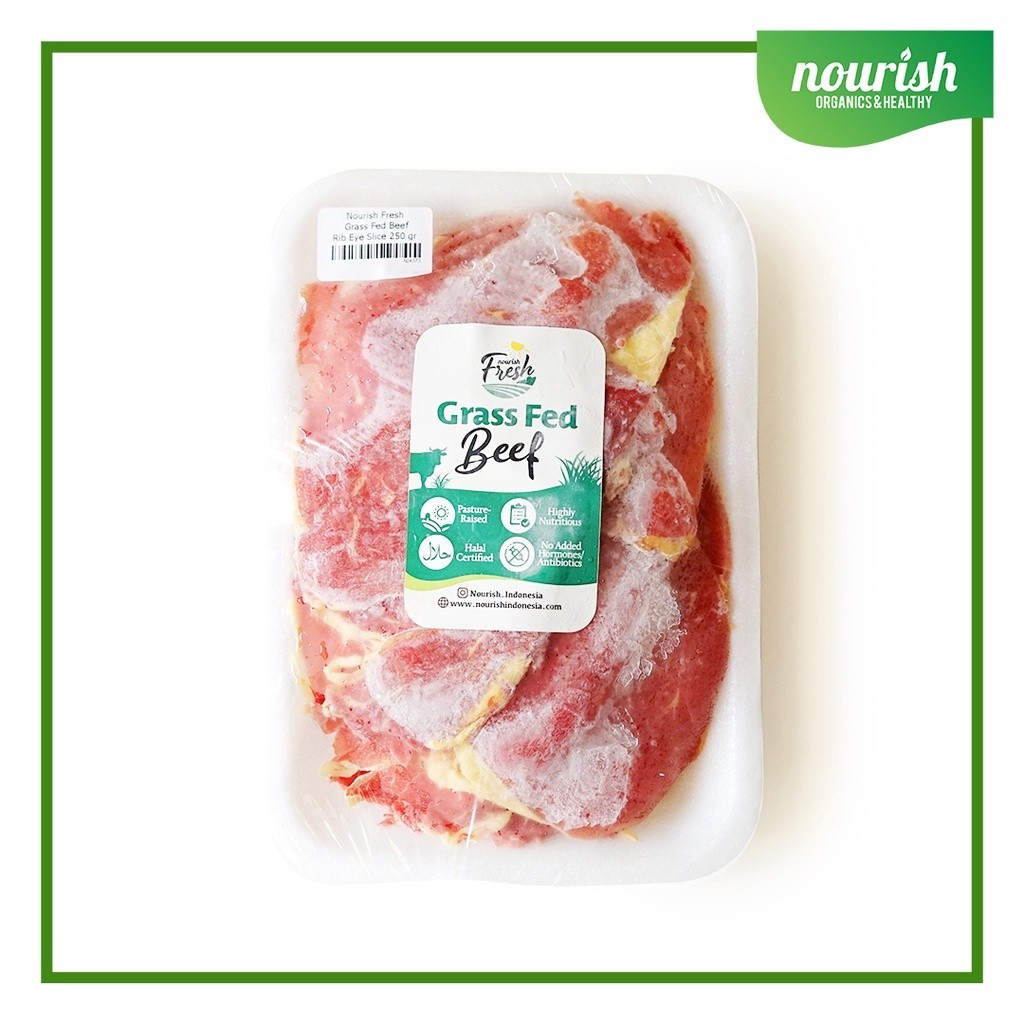 

Grass Fed Beef Rib Eye Slice 250 Gr -Gratisongkir