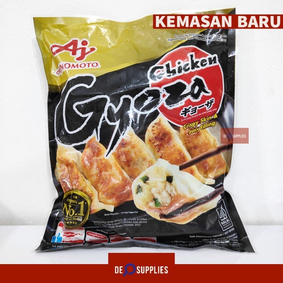 

Gyoza Chicken Frozen Ajinomoto 30Pcs - Ayam Dan Sayuran Halal Premium -Gratisongkir